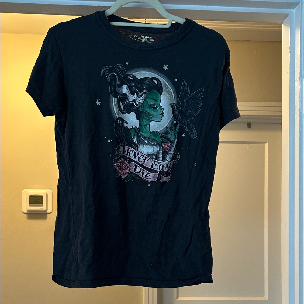 Halloween Bride of Frankenstein Short Sleeve Tee